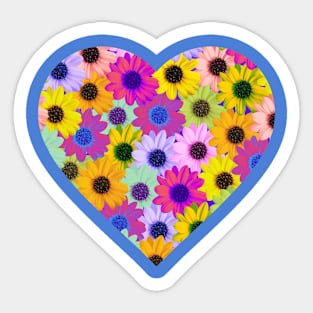 Crazy for Daisies Mosaic Sticker